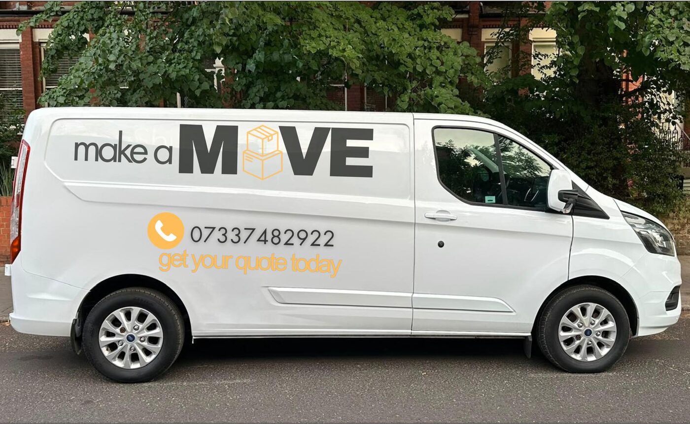 The Make a Move removals van in London